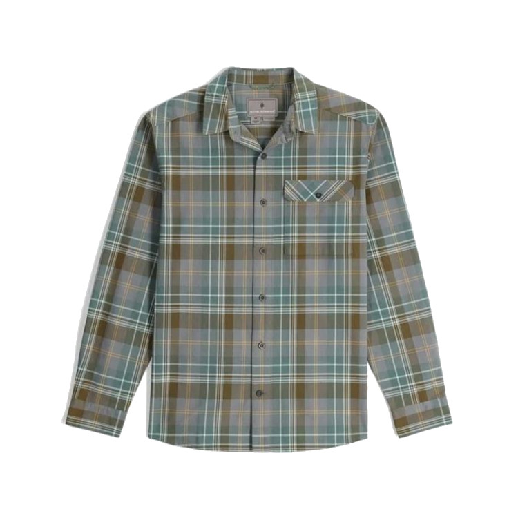 Royal Robbins Westlands Plaid Long Sleeve Shirt - Men, RIVER-ROCK-PLD, Y722034